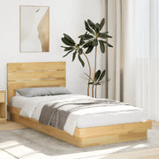 Struttura Letto con Testiera Senza Materasso 100x200 cm 3315743