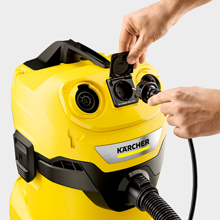 KARCHER Bidone aspiratutto solido liquidi WD 4 P V-20/5/22 - Potenza allacciata: 1000 W - Capacità vano raccolta: 20 l - Materiale vano di raccolta: Plastica 
