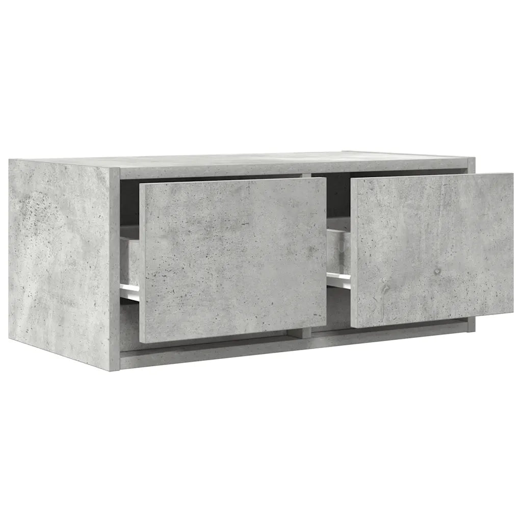 Mobili TV 2 pz Grigio Cemento 60x31x25,5cm in Legno Multistrato