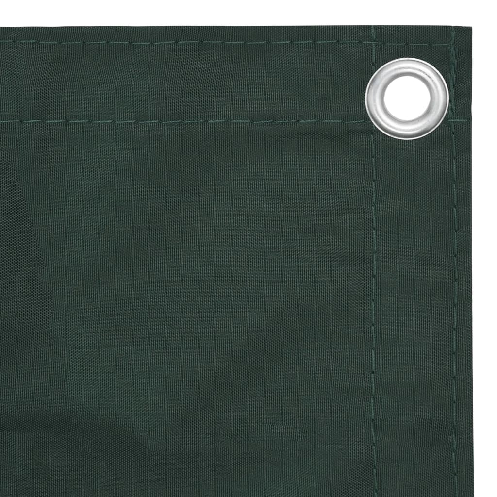 Schermo per balcone schermo per la privacy verde scuro 75 x 300 cm tessuto Oxford 02_0010438