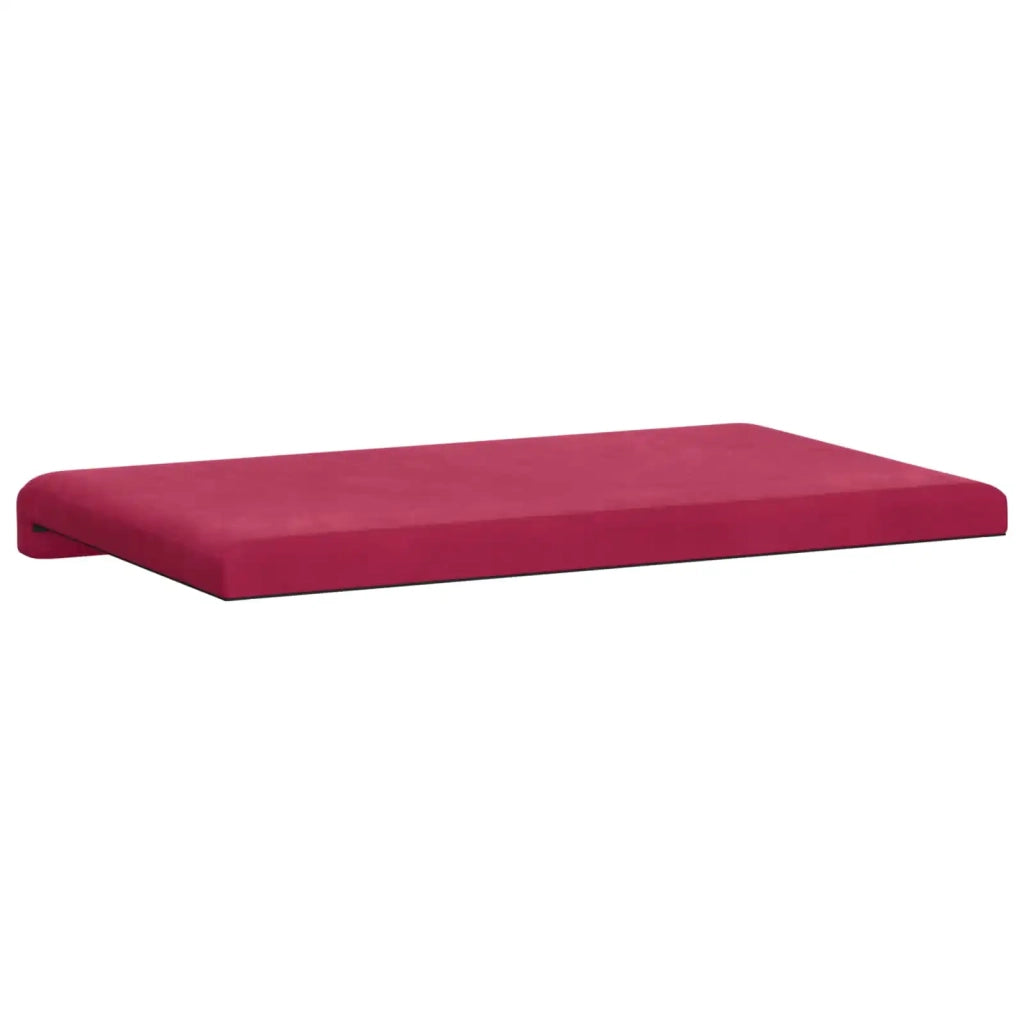 Cuscino per panchina Velluto (V) Rosso Vino Profondità 35 cm 42043180