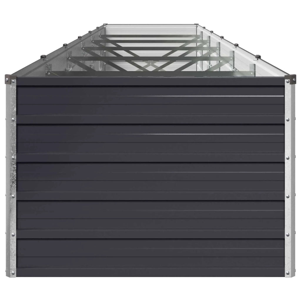Letto rialzato da giardino Antracite 480 x 80 x 55 cm 8006444