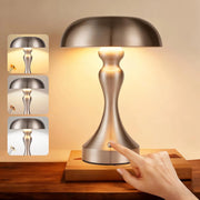 ZMH Lampada da tavolo LED wireless touch dimmerabile retrò vintage per comodino camera letto