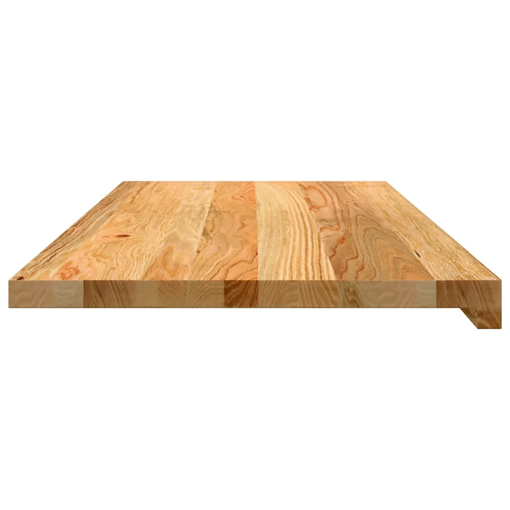 Davanzali 2 pz Marrone Chiaro 90x40x2 cm Legno Massello Rovere CFW2801575