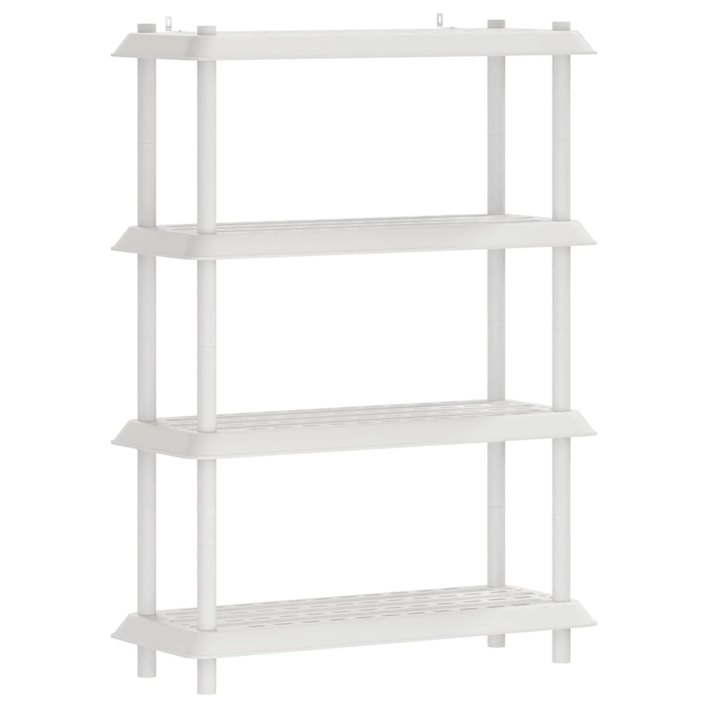 Unità di scaffalatura 4 livelli 100 x 40 x 136,5 cm PP Bianco 8011750
