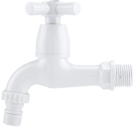 Acquasamare Professionale - Uscita Singola - Materiale ABS - Connettere G1/2 - Finitura Cromata - Sostenibile e Elegante - Rubinetto