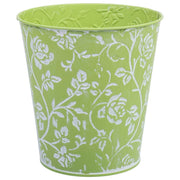 Secchio in metallo verde D14x14,5h cm B10
