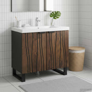 Armadio per Lavabo da Bagno Noce 62 x 33 x 58 cm 4018027