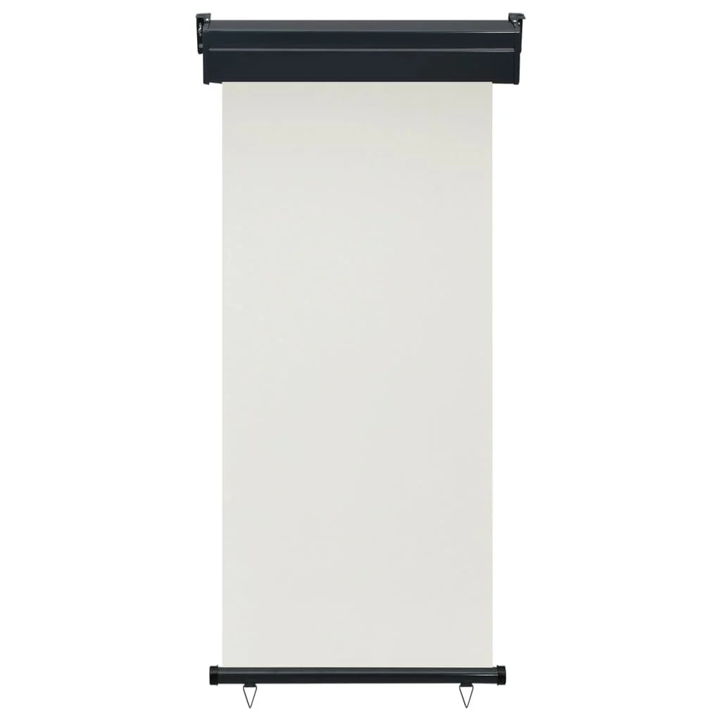 Tenda da sole laterale retrattile/schermo privacy per patio giardino terrazza balcone 80 x 250 cm crema 02_0007039