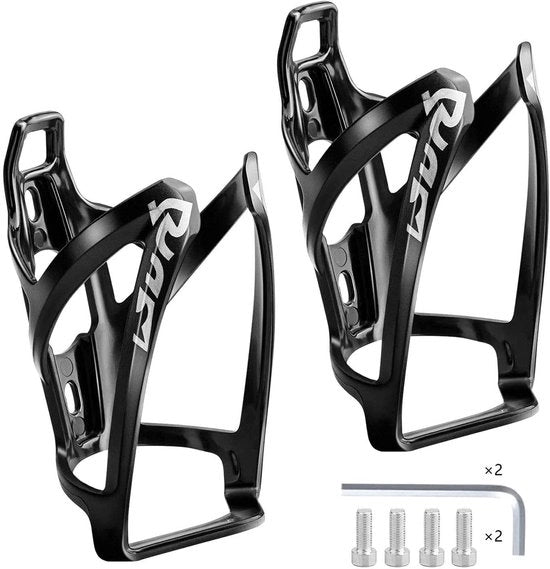 Bidone per bicicletta leggero - Porta acqua - Porta oggetti - Porta oggetti a cavo - Porta oggetti universale - Nero 137mm x 78mm x 68mm