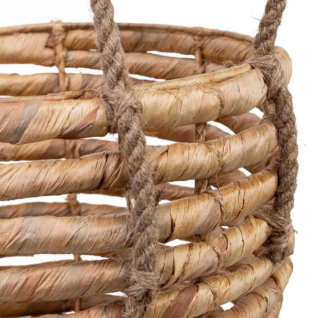 Cesto in fibra naturale marrone D27x22/28