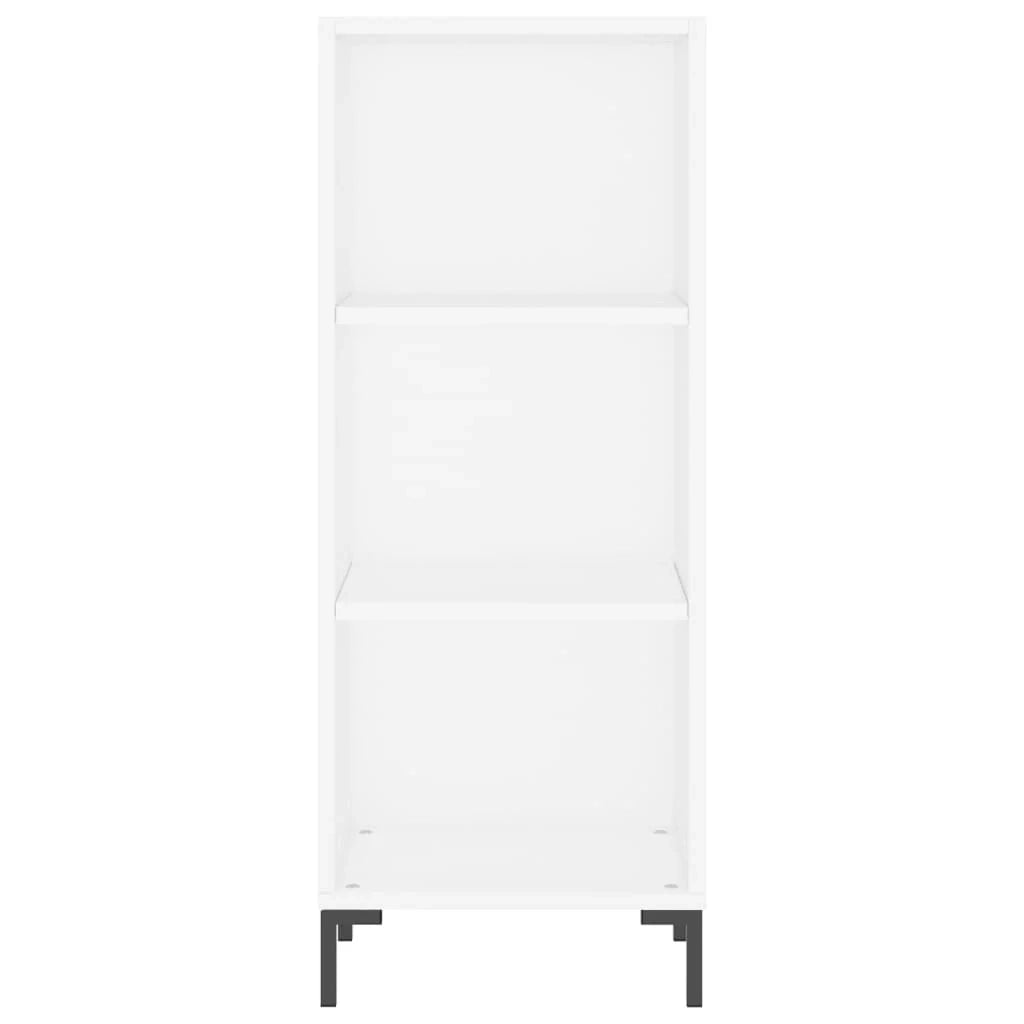 Buffet credenza cassettiera mobiletto mobile contenitore organizer per cucina soggiorno salotto 34,5 x 32,5 x 90 cm legno ingegnerizzato bianco 02_0030236