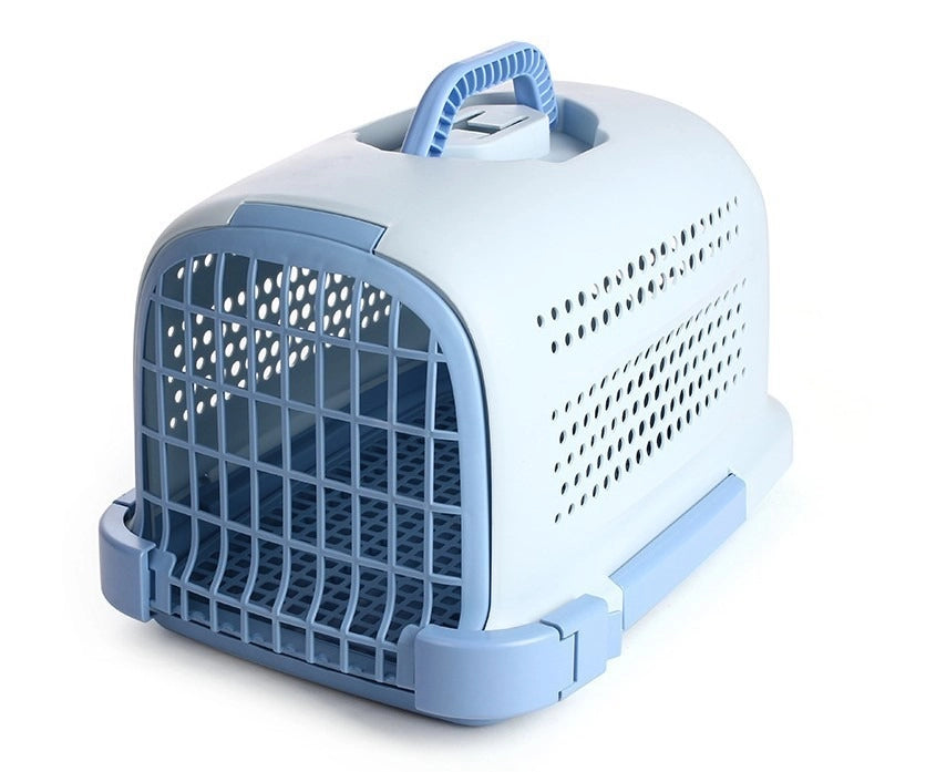 Trasportino per Animali Domestici ¨C Xylo ¨C Beige/Blu/Rosa, Ventilato, Rigido