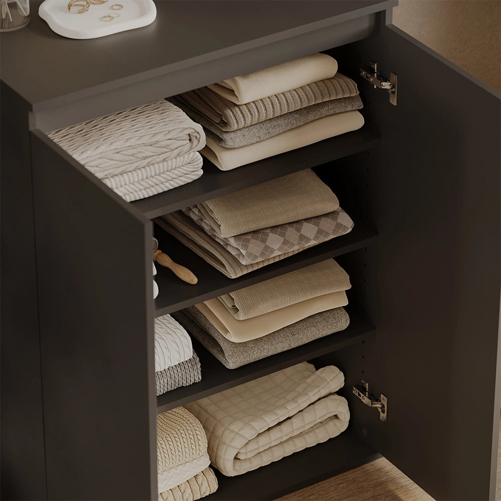 Vicco Credenza Antracite 74 x 99.6 cm con 2 porte