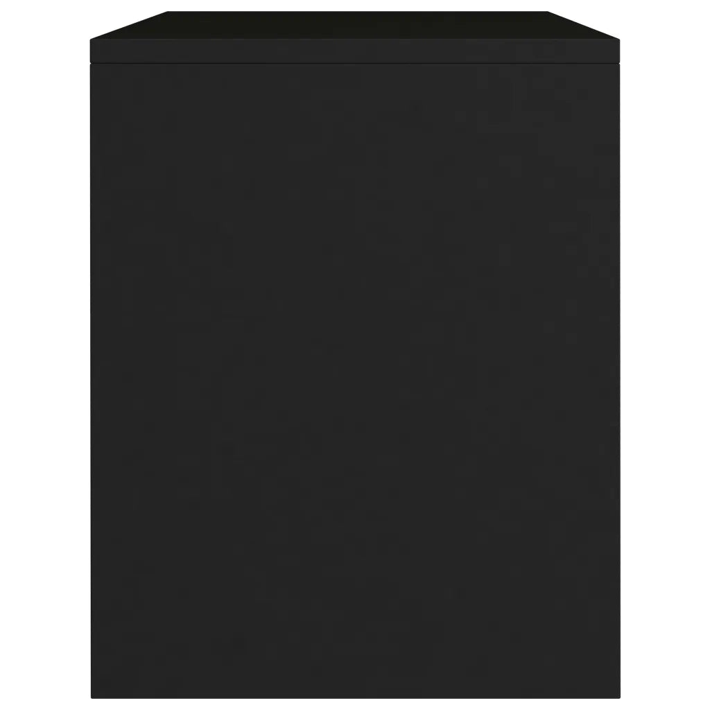 Comodino Nero 40x30x40 cm in Truciolato  cod mxl 49378
