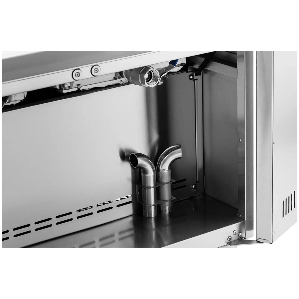 Friggitrice professionale a induzione 2 x 30 litri 60 a 190 °C acciaio inox 14_0009093