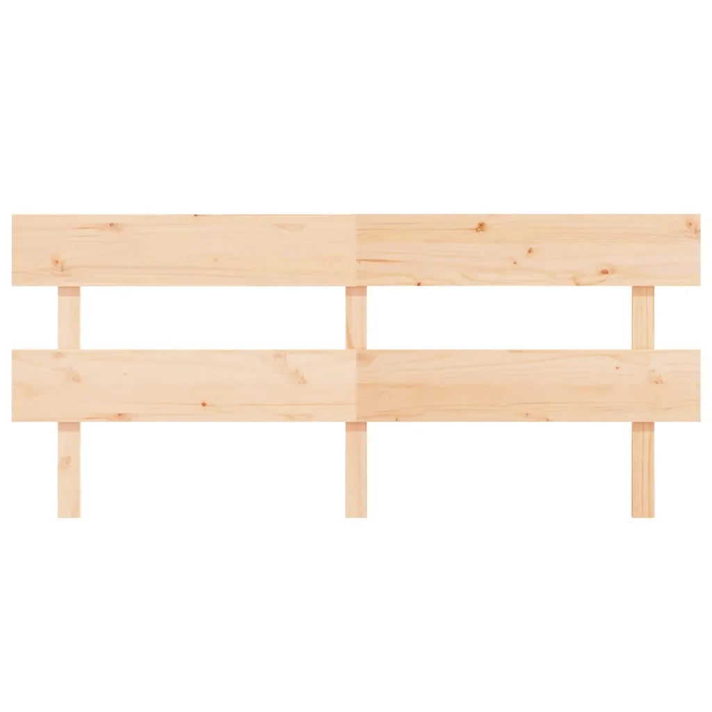 Testiera per Letto 204x3x81 cm in Legno Massello di Pino