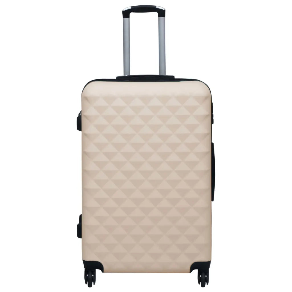 Set Valigie Trolley a Custodia Rigida 2 pz Oro in ABS CFW1343366