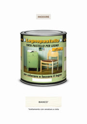 Legnopastello Tinta Ml 250 Bianco - Veleca