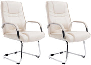 Set di 2 sedie Attila crema