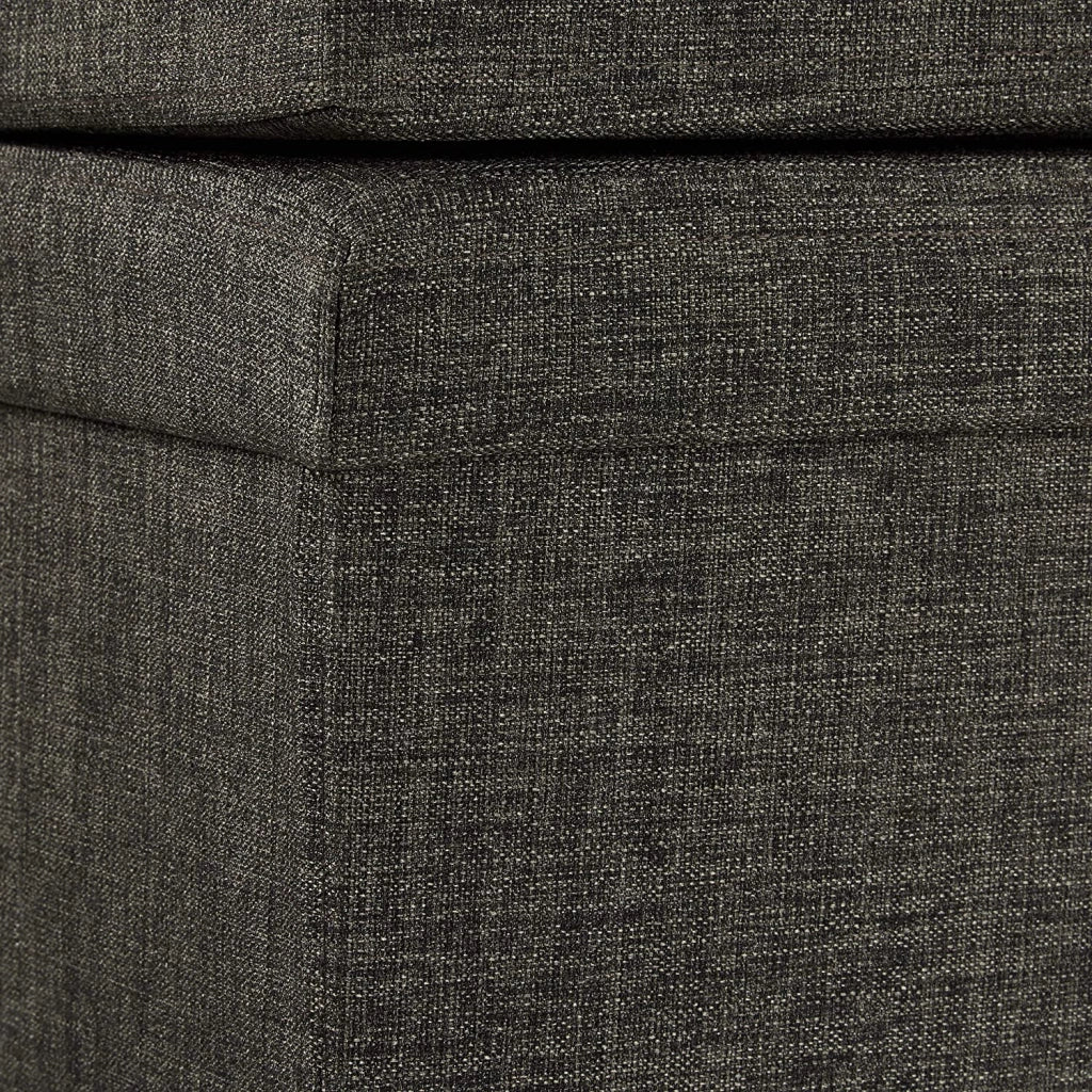 Pouf/panca pieghevole portabiancheria 114 cm marrone 13_0002783