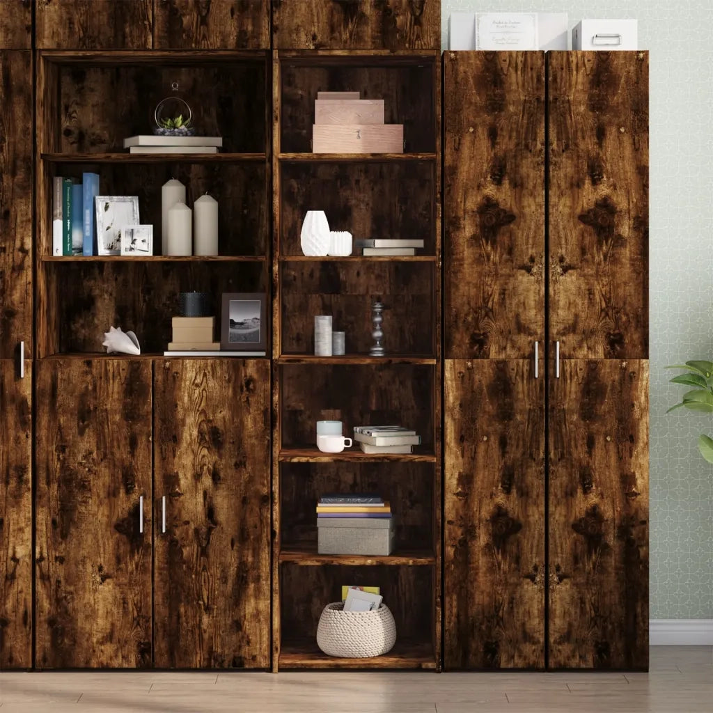 Credenza Rovere Fumo 50x41x185 in Legno Multistrato 3281684