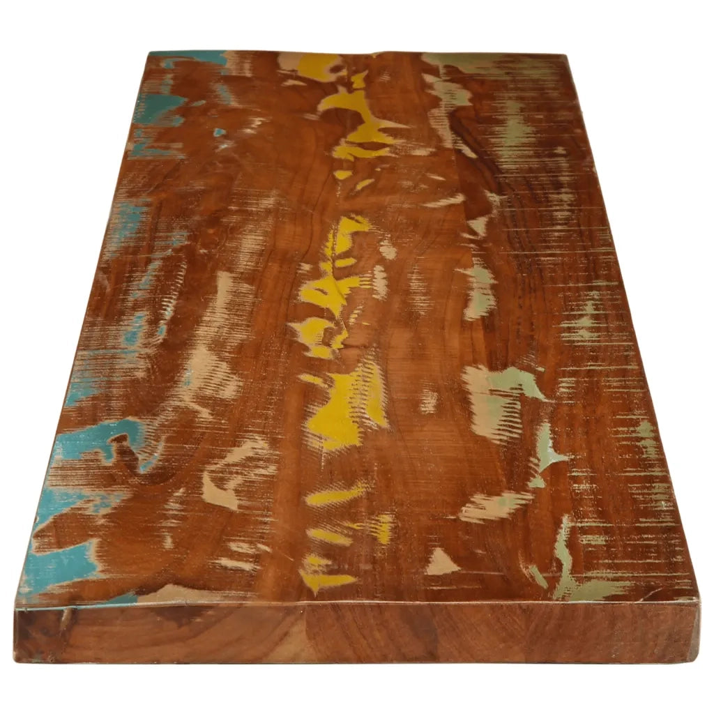 Piano Tavolo 180x30x3,8 cm Rettangolare in Massello di Recupero 371107