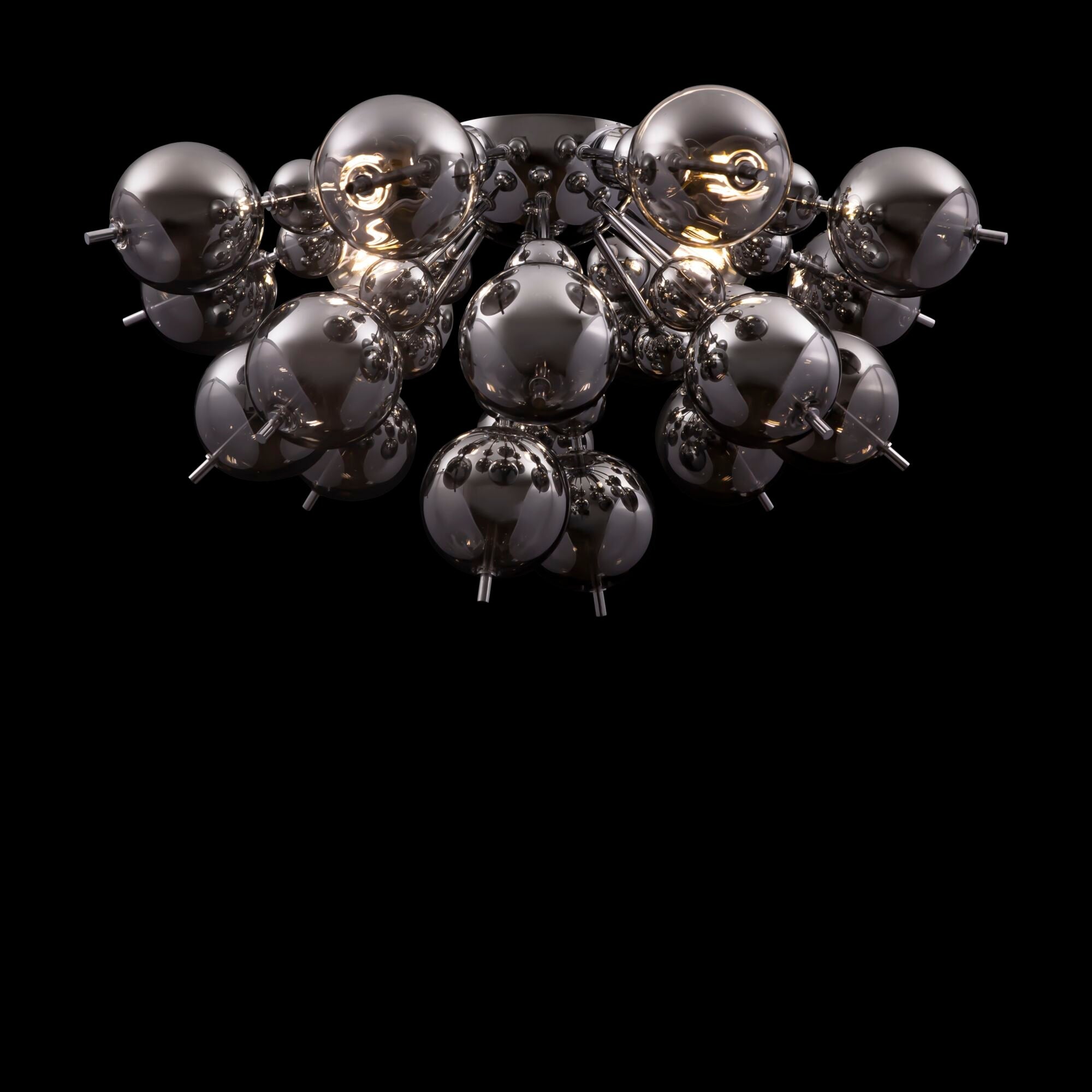 Plafoniera Modern in Metallo Bolla Cromo