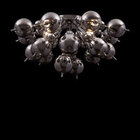 Plafoniera Modern in Metallo Bolla Cromo