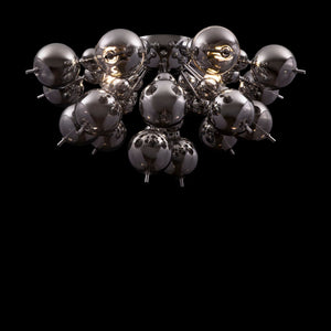 Plafoniera Modern in Metallo Bolla Cromo