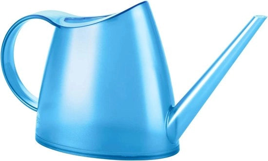 Giocatore d'acqua per interni - robusto in plastica - Capacità 15 litri - Lunga canna - Livello d'acqua visibile - Blu - Giocatore d'acqua decorativo