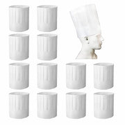 Cappello da cucina in tessuto ad effetto di ventilazione, 24 pezzi - Regolabile - Adatto a tutte le età - Unisex - Leggero - Ideale per feste di famiglia