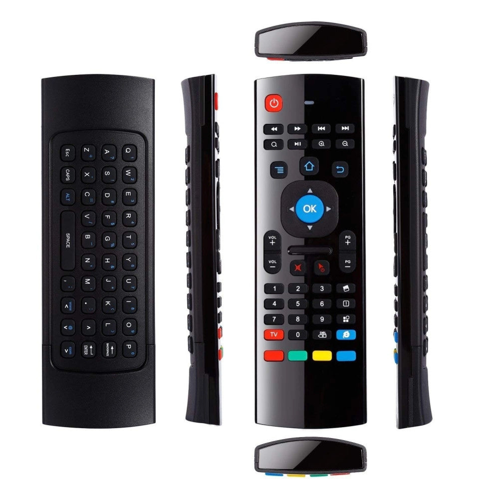 Trade Shop - Air Mouse Telecomando Mini Tastiera Wireless 2.4 Giroscopio Infrarossi Smart Tv -