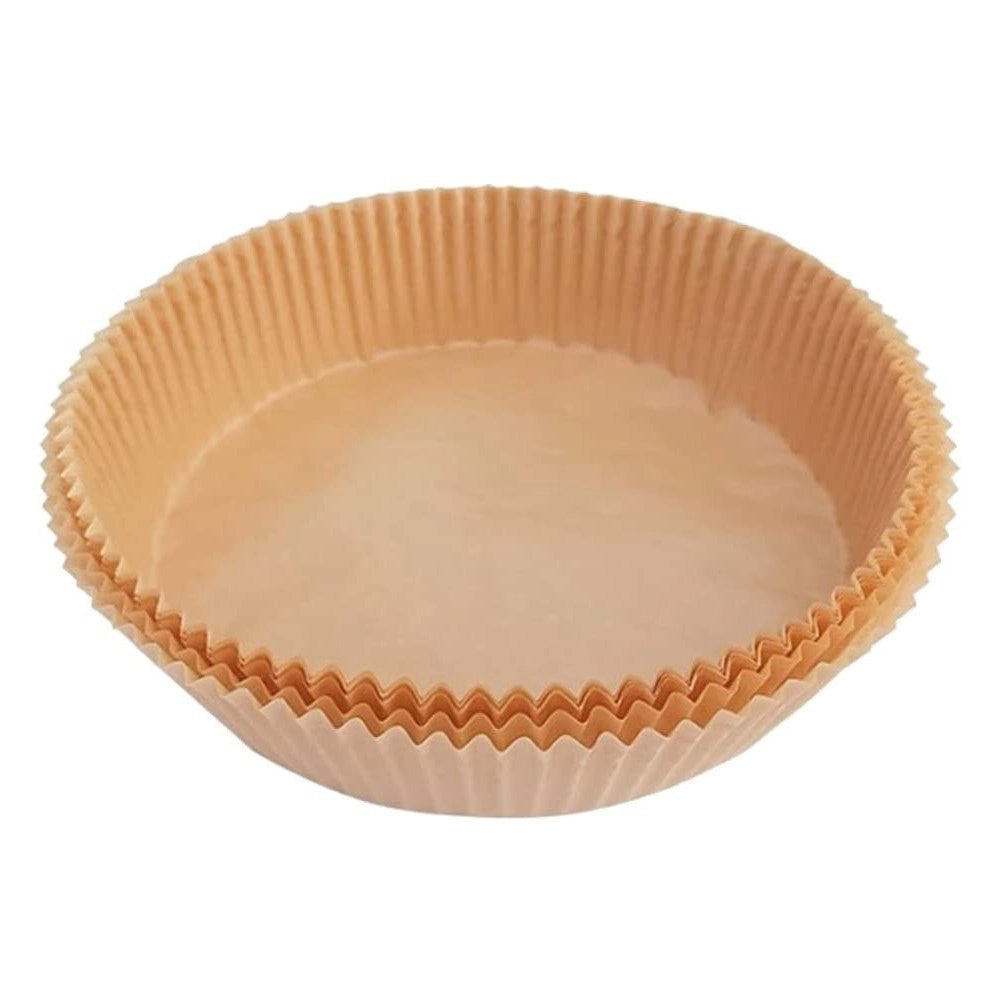 Trade Shop - Carta Rotonda Pergamena Per Assorbe Olio Frittura Forno Friggitrice 16cm X 4,5cm -