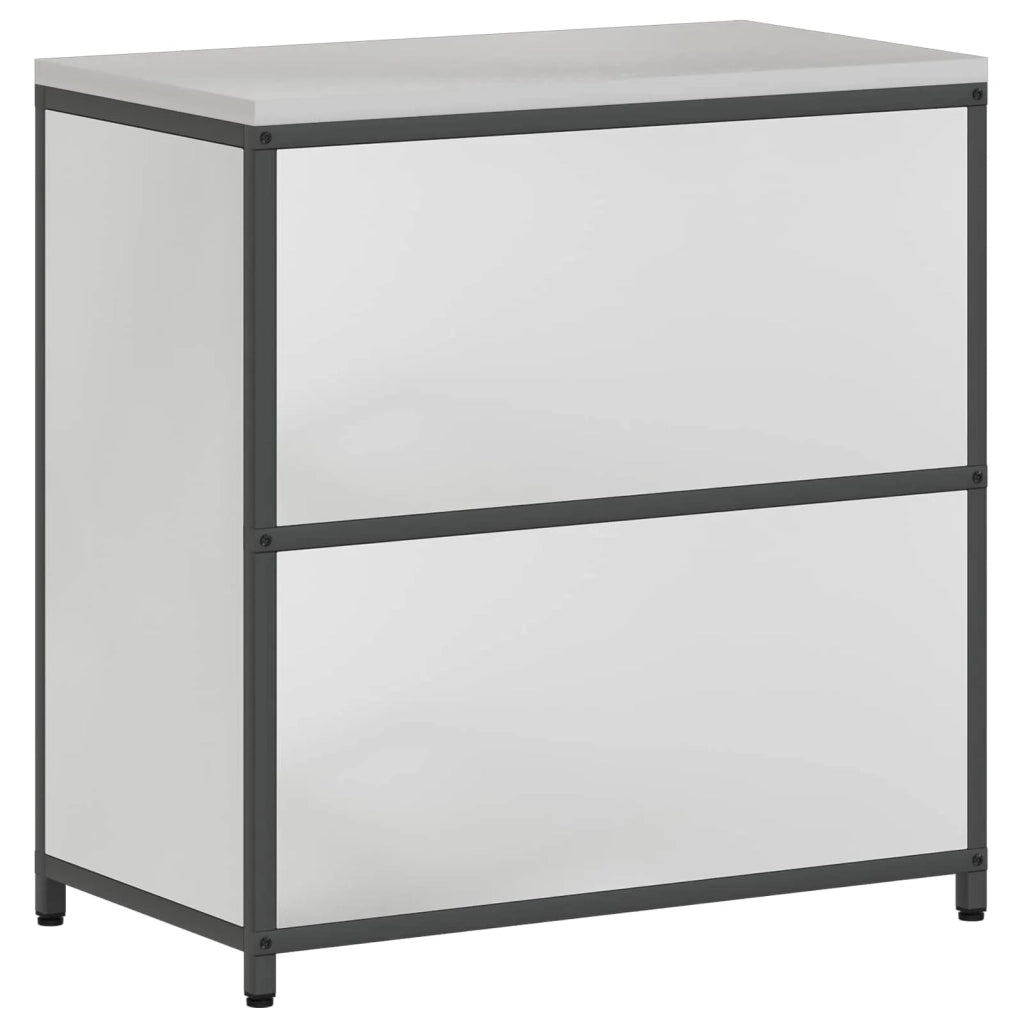 Stoccaggio in cucina con porta Argento 90 x 50 x 92 cm Acciaio 874987