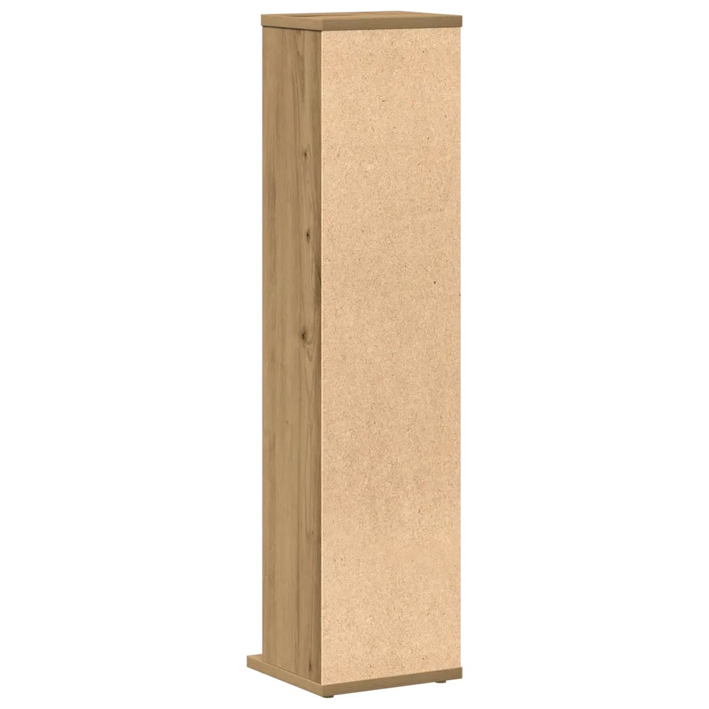 Mobile Porta CD Artigianale 21x20x88 cm Legno Multistrato 855829