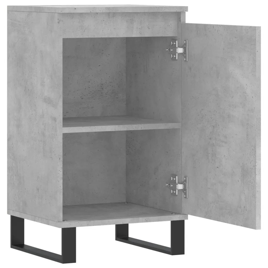 Credenze 2 pz Grigio Cemento 40x35x70 cm in Legno Multistrato 831077