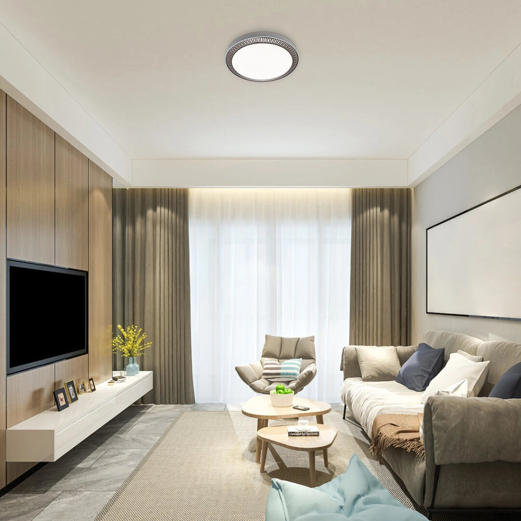 Plafoniera LED 50cm 40W marrone dimmerabile Matea Rabalux