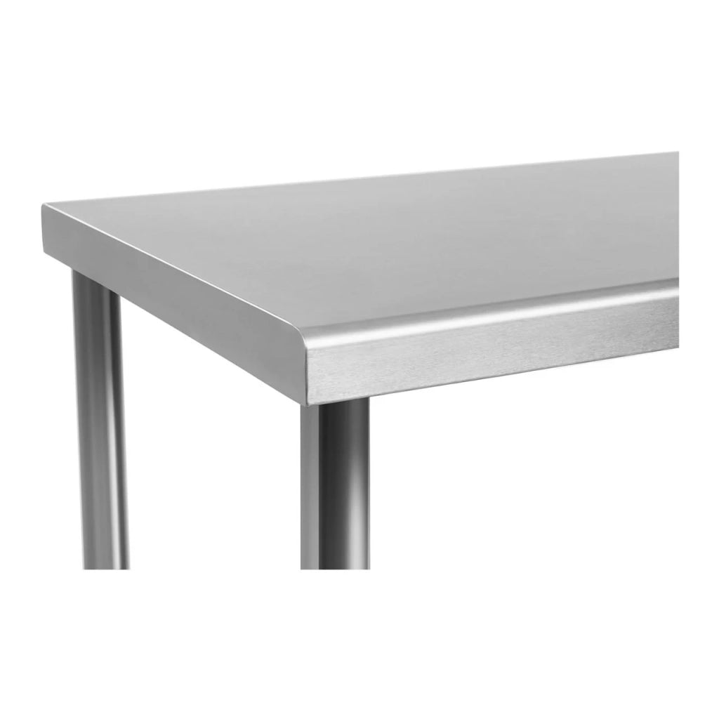 Tavolo da lavoro professionale in acciaio inox da cucina 100 x 70 cm 95 kg 14_0003677
