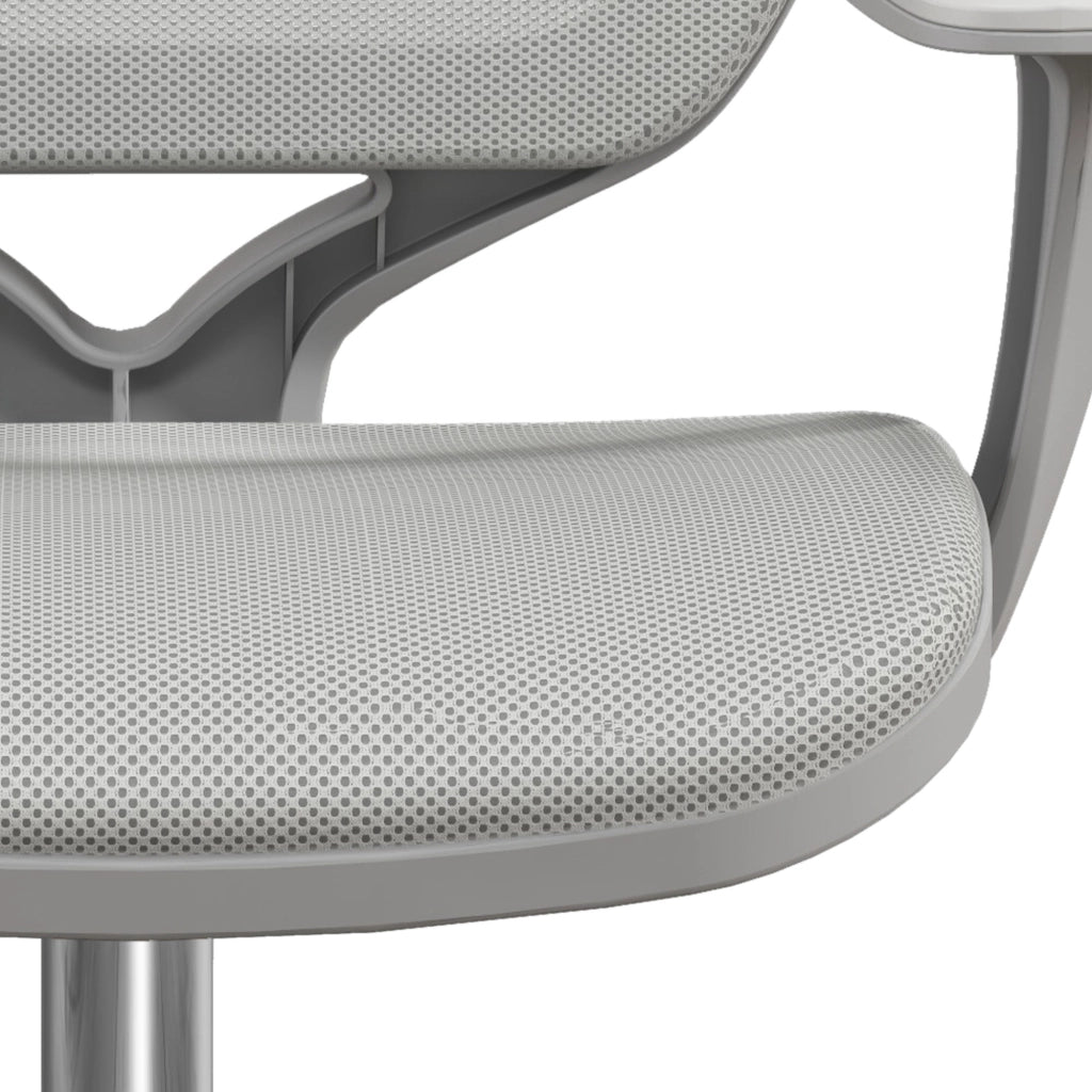 Sedia da ufficio ergonomica ¨C zephmum ¨C Grigio 55x48x82,5-94,5 cm