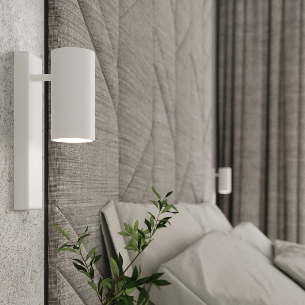 Applique rotonda bianca moderna STAVKO Pure Lume GU10