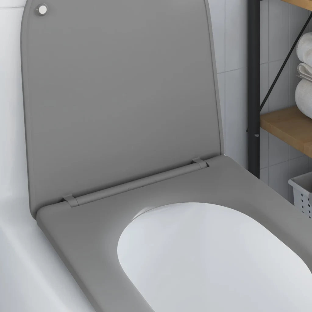 Sedile del WC Grigio 47 x 36 x 3,4 cm Duroplast CFW4031963