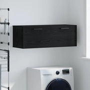 Armadietto a muro Rovere nero 100 x 36.5 x 35 cm