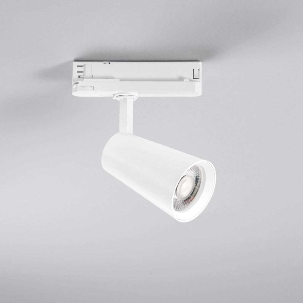 FARO BINARIO LED KONE BIANCO IN ALLUMINIO 24W 2365LM 4000K 22,4X13X8 CM.