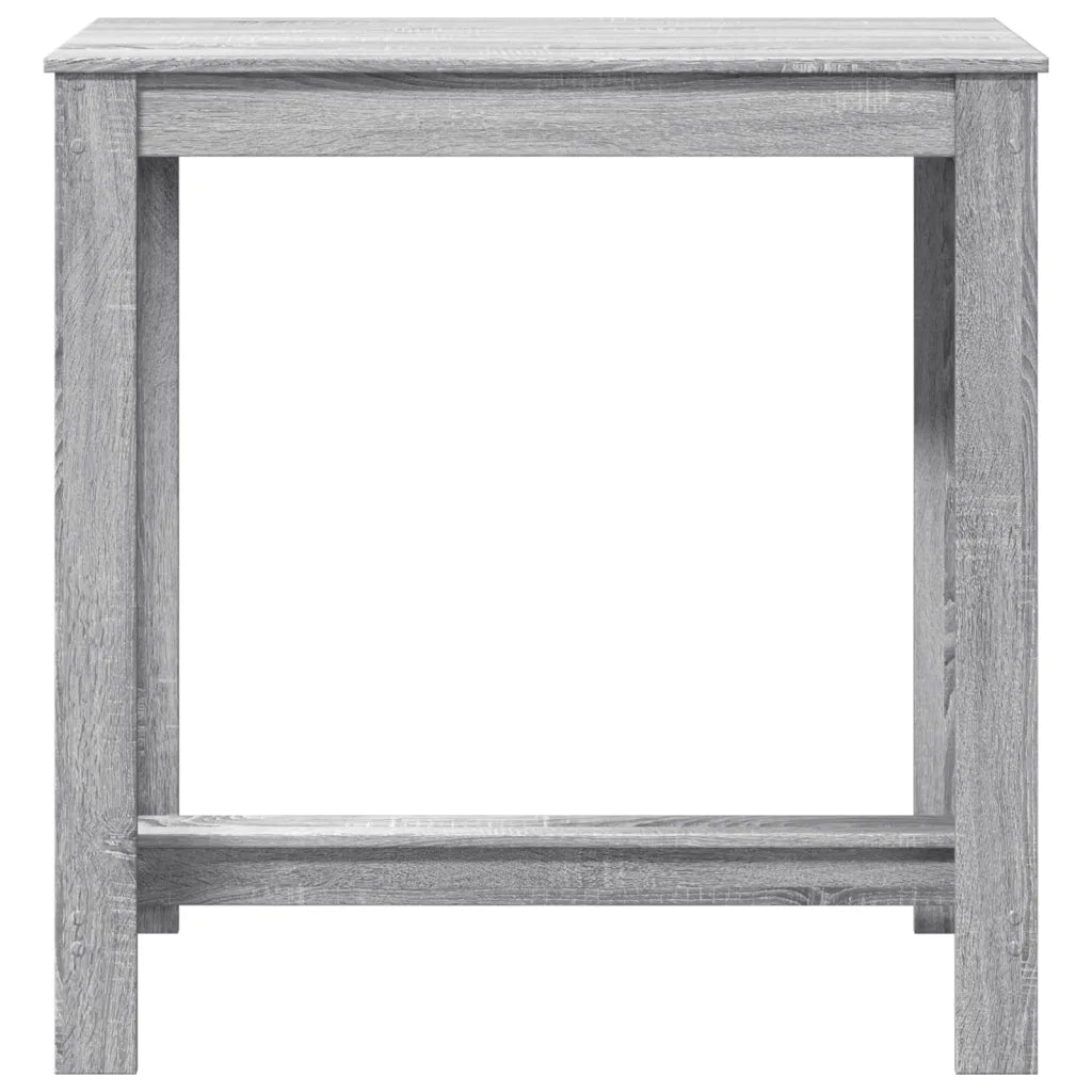 Tavolo da Bar Grigio Sonoma 102x50x103,5cm in Legno Multistrato