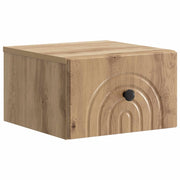 Mobiletto da notte a muro Rovere Artigianale 33 x 34,5 x 20 cm 898103