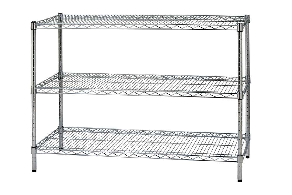 Archimede scaffale metallico scaffale 3 ripiani cm 46 x 121 x h. 90 cucina bagno garage cabina armadio