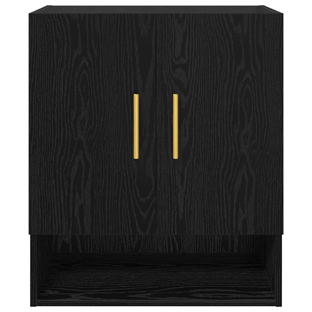 Armadietto a muro Rovere nero 60 x 31 x 70 cm Legno multistrato