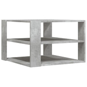 Tavolino da salotto | Tavolino da caff¨¨ | Tavolino da Soggiorno Grigio Cemento 58x58x40 cm Multistrato