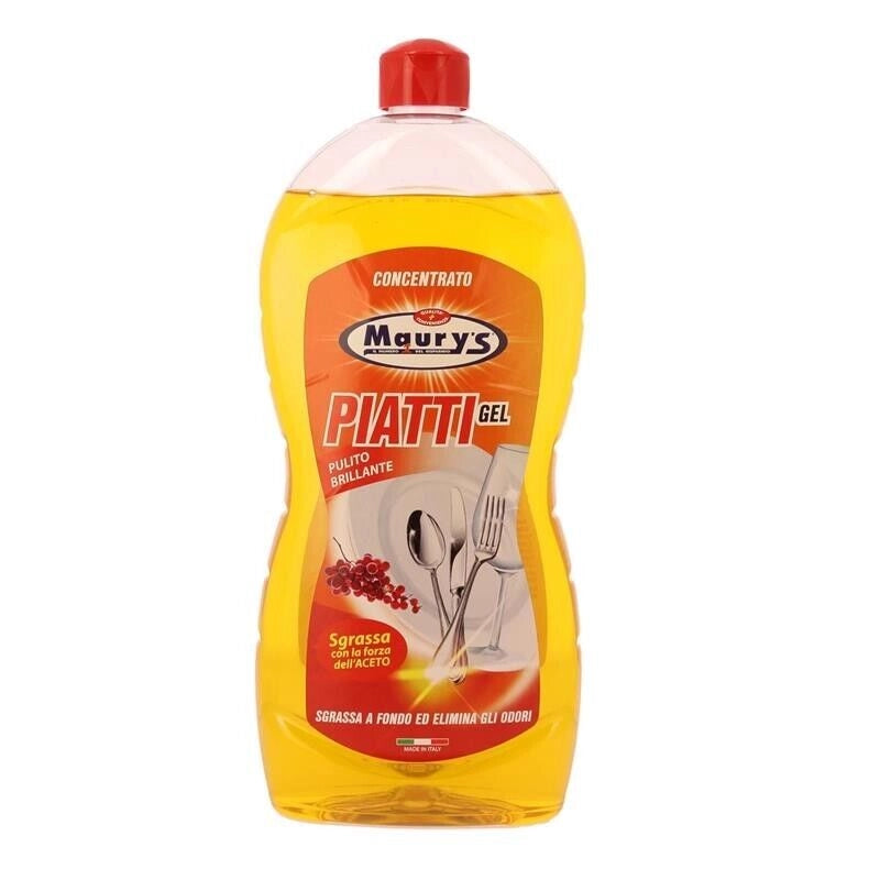 MAURY'S DETERGENTE SUPERCONCENTRATO PER PIATTI DA 1 LT ALL'ACETO
